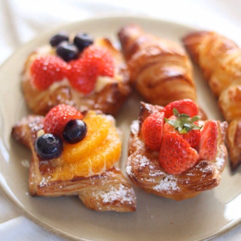 チェリーデニッシュクロワッサンベイクレシピ