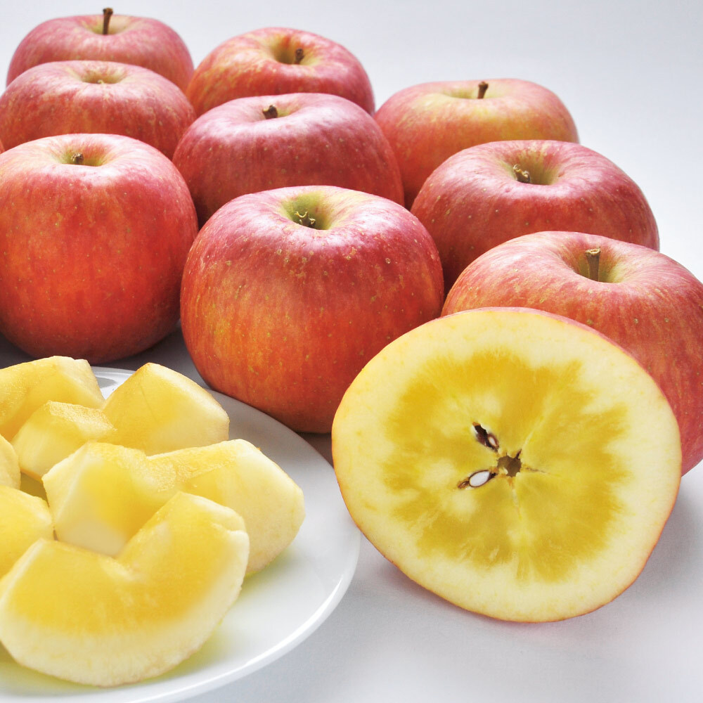 山形・朝日町産 dのりんご（高徳） 2kg【10月下旬〜11月中旬頃お届け】